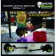 Miniatura de Guitarra Les Paul Dourada - Escala 1:4 - 25CM