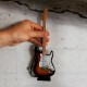 Miniatura Mini Music Guitarra Stratocaster Sunburst - Escala 1:4 - 25cm