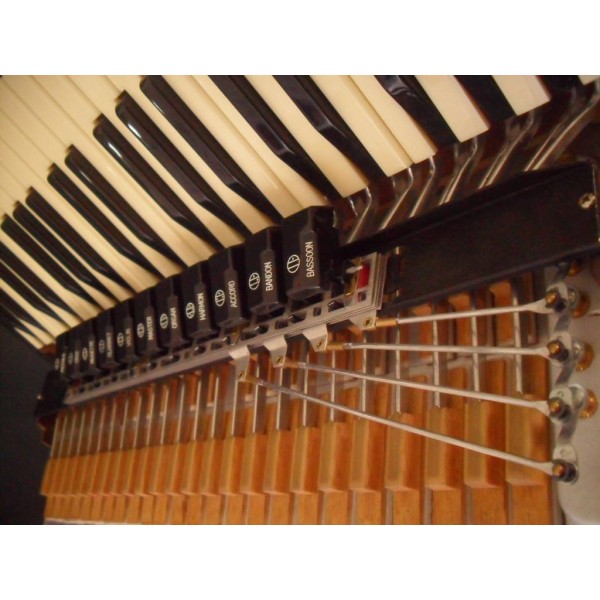 Acordeon (sanfona) Todeschini Super 6 Harmoniun - 120 baixos