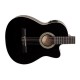 Violão Giannini c/ Cutaway Eletroacústico Nylon NF-14 CEQ BK (Preto)