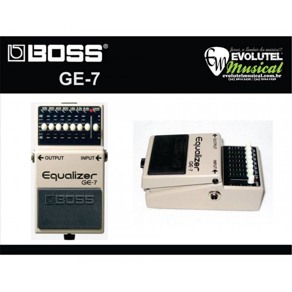 Pedal Boss GE-7 Graphic Equalizer (Equalizador)