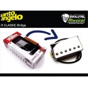 Captador guitarra Santo Ângelo D´Angelous H DistortionNeck (braço) Branco - Humbucker