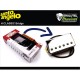 Captador guitarra Santo Ângelo D´Angelous H DistortionNeck (braço) Branco - Humbucker