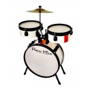 Bateria Infantil RMV Rock Kids Branca (com faixas coloridas) Completa