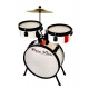 Bateria Infantil RMV Rock Kids Branca (com faixas coloridas) Completa