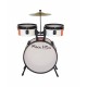 Bateria Infantil RMV Rock Kids Branca (com faixas coloridas) Completa