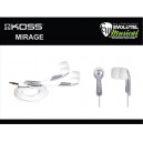 Fone In Ear Koss Mirage Silver (Prata)