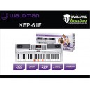 Teclado Waldman KeyPro 61Flash KEP-61F / Teclas iluminadas / Aprendizado 