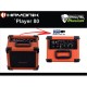 Caixa Hayonik Multiuso 20W USB PLAYER 80 Laranja entrada Pen Drive 