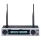 MODELO NOVO:  Microfone Digital Vokal VLR-502 com bateria em Lithium recarregável / 16 Frequências Selecionáveis