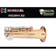 Saxofone Soprano Michael WSSM49 BB Dual Gold DUPLO DOURADO E NIQUELADAS