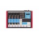 MESA DE SOM COMPACTA MC-6 EUX C/ PEN DRIVE E EQUALIZADOR