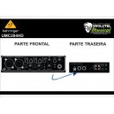 Interface Gravação Behringer UMC204HD (2 canais)