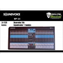 Mesa / Mixer Soundvoice MP24 / Gravação e Pen Drive