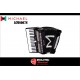 Acordeon Michael ACM8007N SPB / 80 Baixos / Preto Sólido