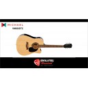 VIOLÃO MICHAEL ELÉTRICO FOLK VM920DTC – CORDAS DE AÇO – NATURAL (NA)