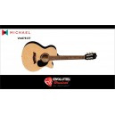 Violão elétrico Michael venetian VM678dt – cordas de nylon – natural satin (st)