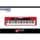 Teclado Arranjador Casio CT-S200 / 5 oitavas / Vermelho