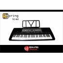 Teclado Arranjador Spring TC361 / teclas sensíveis ao toque / USB to host/  Pitch bend