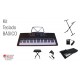 Kit Básico Teclado Spring + Suporte Teclado + Banco + Capa 