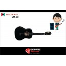 Violão Infantil Michael VM09 BK (preto) / 1/4  Crianças de até 4 anos
