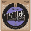 Encordoamento Para Violão Daddario Pro Arte Nylon Ej44 Extra Hard