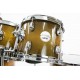 Bateria X-Pro C.Ibanez New Upper  / 20",10",12",14", cx 14" / Gold Sparkle + Ferranges+banco+pratos+peles Evans