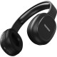 Fone de Ouvido Bluetooth TELEFUNKEN Over-Ear H500BT Preto  Bluetooth v5.0 ou com fio  