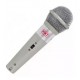 Microfone com fio MXT M-996 Prata 3m / Plástico