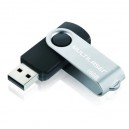 Pen Drive Twist 8GB USB Leitura 10MB/s e Gravação 3MB/s Preto Multilaser- PD587