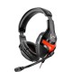 Headset Gamer Warrior PH101 Harve P2 Stereo Preto/Vermelho 