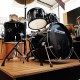 Bateria Premium DX-720 BK Bumbo 20" (preta) / Completa (pratos, banco, ferragens, peles clear e porosa)