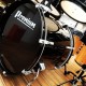 Bateria Premium DX-720 BK Bumbo 20" (preta) / Completa (pratos, banco, ferragens, peles clear e porosa)