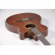 Violão Strinberg Náilon SL200C MGS (Marrom fosco) Elétrico com afinador