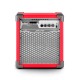 Caixa Frahm Amplificada/multiuso LC-250 APP Vermelho / Bluetooth, USB, SD Card e FM 