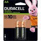 Pilha Recarregável Duracell AA 2500-mAh 2 Unidades