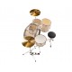 Bateria Michael Trinity DMT322 MPL - Bumbo 22" / Completa (banco, pratos, ferragens)