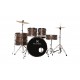 Bateria Michael Trinity DMT322 MDK - Bumbo 22" / Completa (banco, pratos, ferragens)