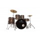 Bateria Michael Trinity DMT322 MDK - Bumbo 22" / Completa (banco, pratos, ferragens)