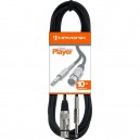 Cabo HAYONIK para Microfone XLR(F) X P10 (m) 10m PLAYER Preto 