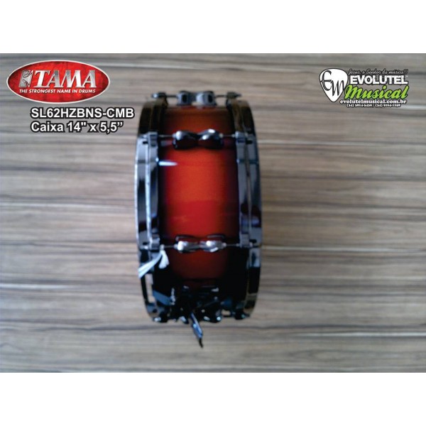 Bateria Tama Superstar Hyper Drive Custom SL62HZBNS CMB- FERRAGENS E PRATOS NÃO INCLUSOS