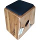 Cajon Allê ES40 Duplo Inclinado Natural Elétrico / Assento Acolchoado