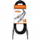 Cabo HAYONIK para Instrumentos P10 X P10 3m PLAYER Preto