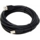 Cabo USB Multilaser WI273 2.0 A Macho + B Macho 3 Metros Preto  