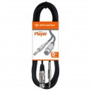 Cabo HAYONIK para Microfone XLR(F) X XP10 5m PLAYER Preto 