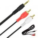 CABO MXT 2 RCA - P2 ESTEREO DOURADO 1,8M (SIMPLES)     