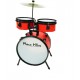 Bateria Infantil RMV Kids Show Preta / Completa / Vermelha