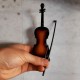 Miniatura Mini Music Violino com arco / Escala 1:4