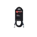 Cabo EVOLUTEL XLR Macho x XLR Fêmea 1m (Microfone, caixa de som ativa ...) Profissional