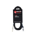 Cabo EVOLUTEL P10 mono x XLR Fêmea 1m (Mesa de som, Microfone, caixa ativa) Profissional